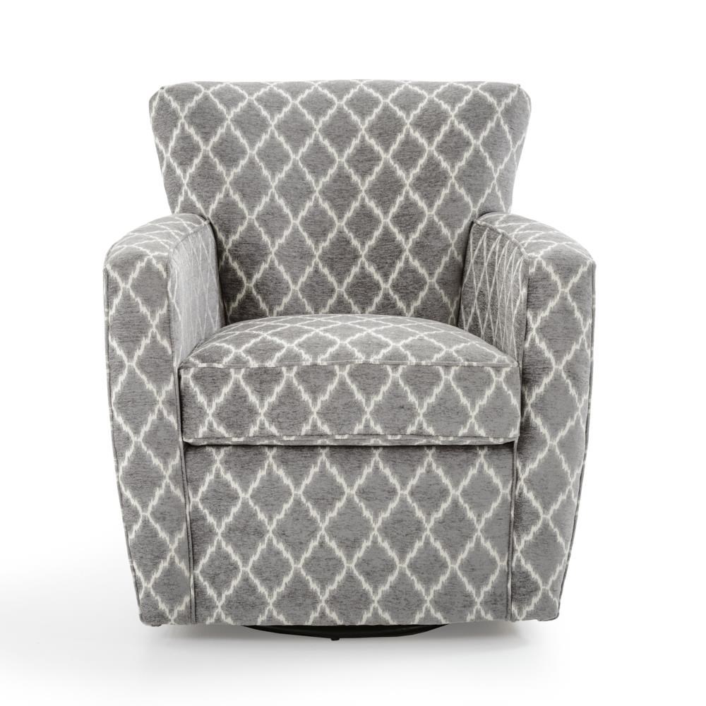 Fairfield Chairs 140741491 Contemporary Swivel Accent Chair Baer's